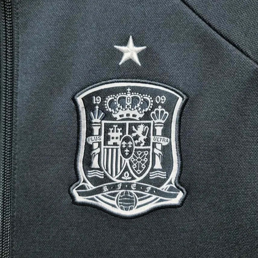 [BUNJANG] Adidas Spain Anthem Track Top Jacket / 남성 레어 아디다스 스페인 앤섬 검정 트랙탑 져지 저지 트레이닝복 축구복