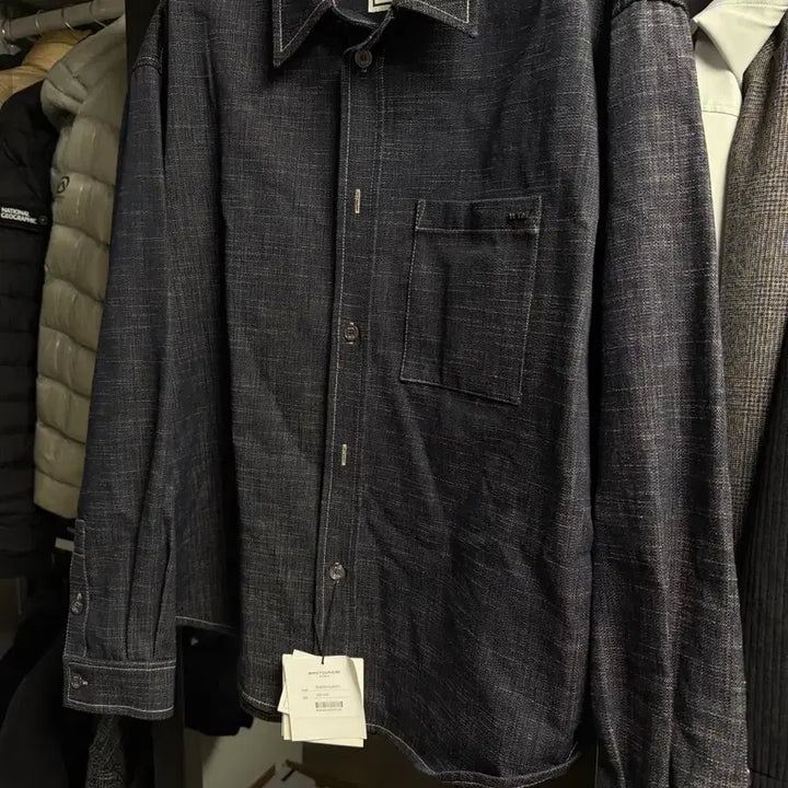 [BUNJANG] WooYoungMi 25FW Denim-Like Shirt / [50] 우영미 25FW 데님라이크 셔츠 새상품