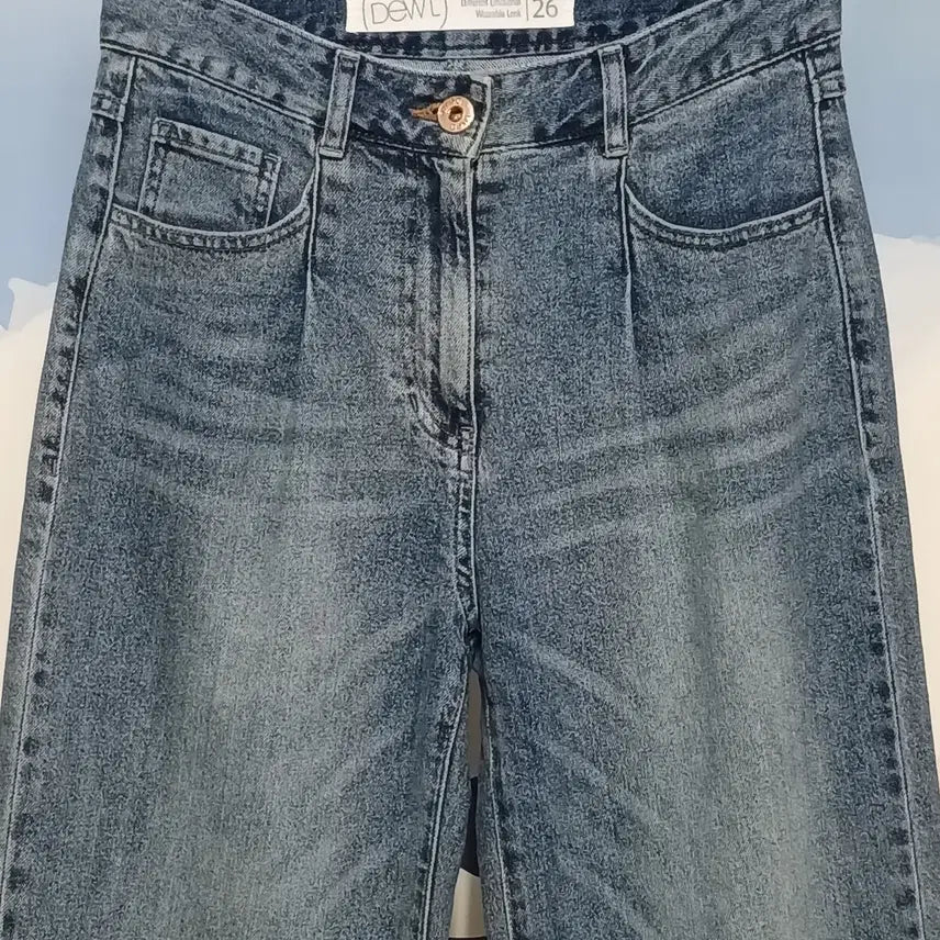 [BUNJANG] DEWL Wide Leg Denim Jeans (Size 26-27) / (26~27) 듀엘 DEWL 와이드 데님 청바지