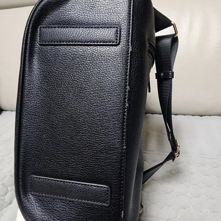 [SOLD OUT] 정품 피에르가르뎅 블랙 백팩 여성 가죽 가방 검정색