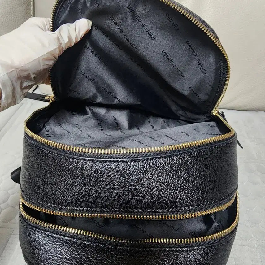 [SOLD OUT] 정품 피에르가르뎅 블랙 백팩 여성 가죽 가방 검정색