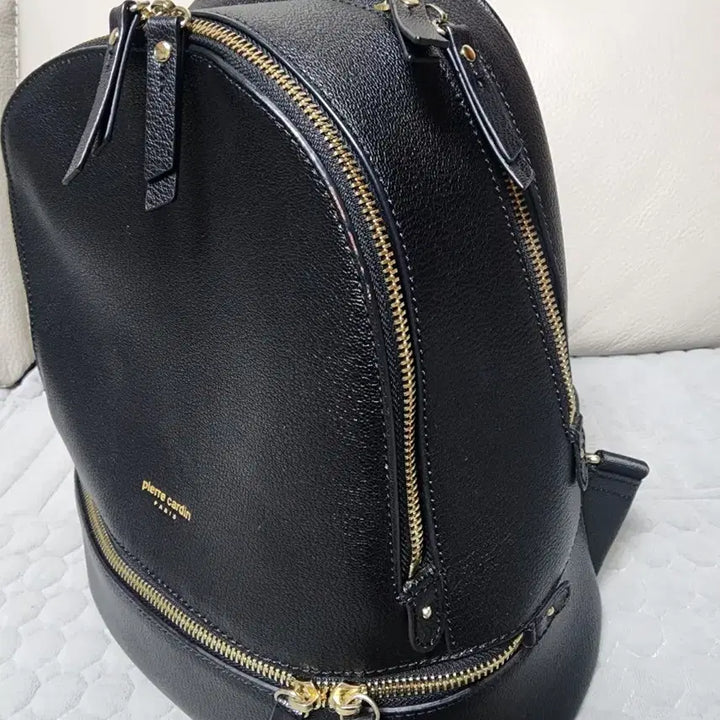 [SOLD OUT] 정품 피에르가르뎅 블랙 백팩 여성 가죽 가방 검정색