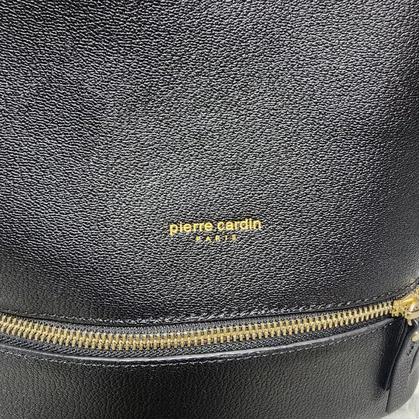 [SOLD OUT] 정품 피에르가르뎅 블랙 백팩 여성 가죽 가방 검정색