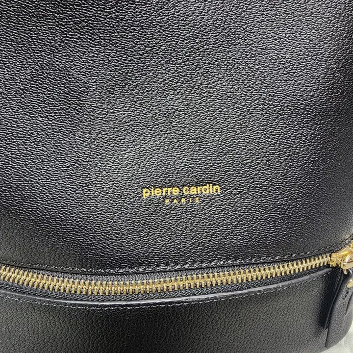 [SOLD OUT] 정품 피에르가르뎅 블랙 백팩 여성 가죽 가방 검정색