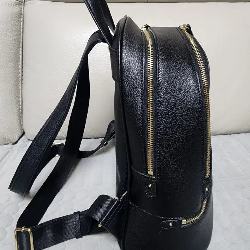 [SOLD OUT] 정품 피에르가르뎅 블랙 백팩 여성 가죽 가방 검정색