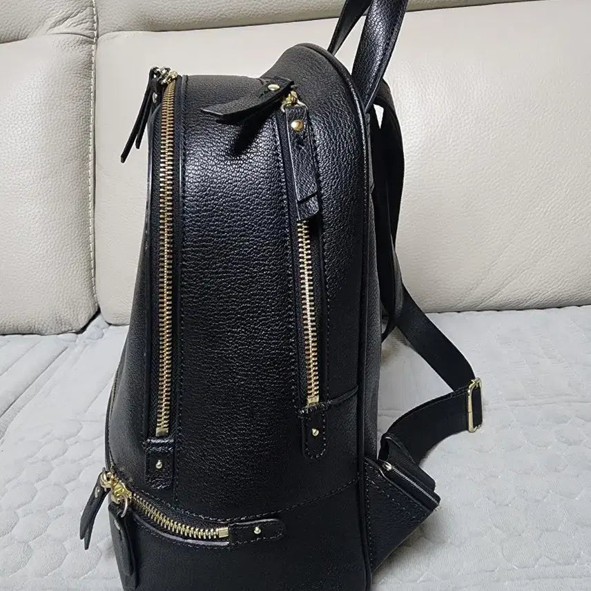 [SOLD OUT] 정품 피에르가르뎅 블랙 백팩 여성 가죽 가방 검정색
