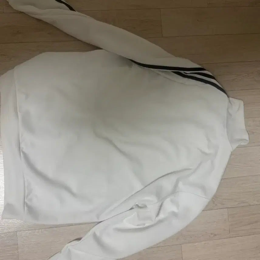 [BUNJANG] Adidas White Training Three-Stripe Track Top / 아디다스 져지 화이트 트레이닝 삼선 트랙탑