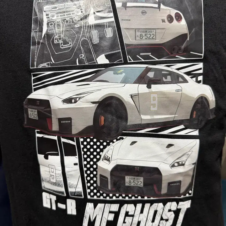 [BUNJANG] MF GHOST GT-R Graphic T-shirt / [M] 새상품 MF GHOST GT-R 그래픽 반팔 티셔츠