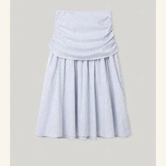 [BUNJANG] Smoothmood Striped Long Skirt / Smoothmood 스트라이프 롱 스커트