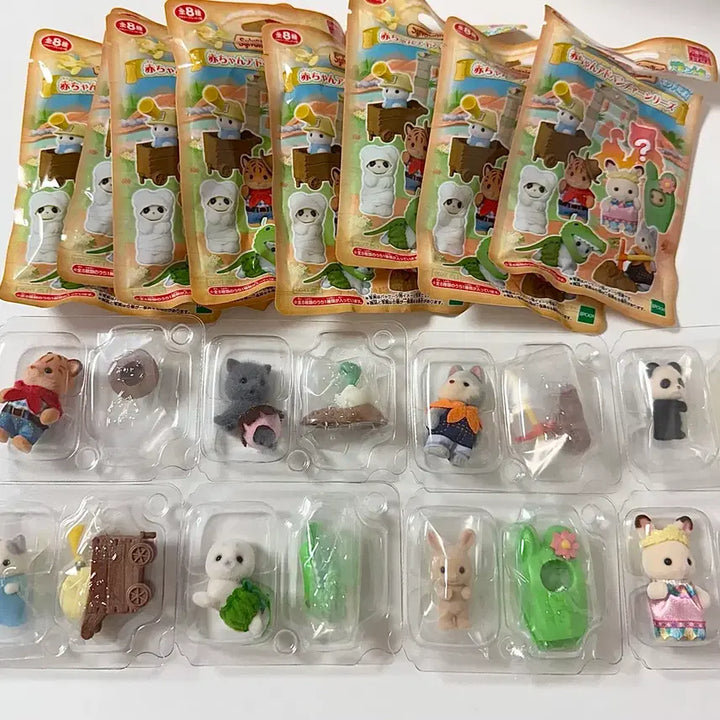 [SOLD OUT] 반택포)실바니안 어드벤처 블라인드백 호랑이 포함 8종 풀세트 미개봉
