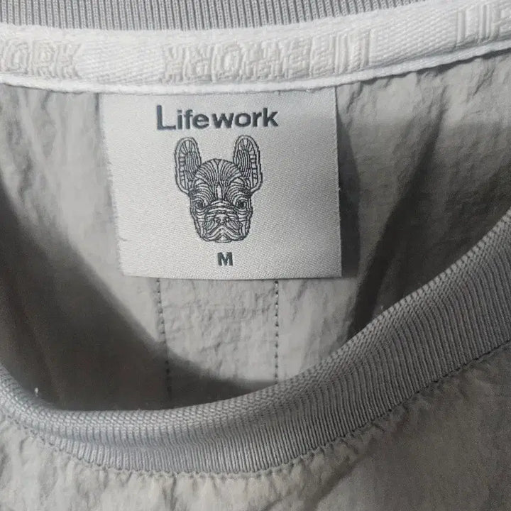 [SOLD OUT] 라이프워크 강아지 반팔 티셔츠 베이지
