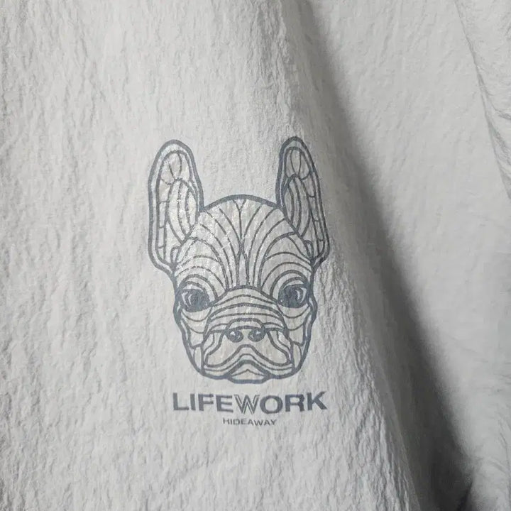 [SOLD OUT] 라이프워크 강아지 반팔 티셔츠 베이지