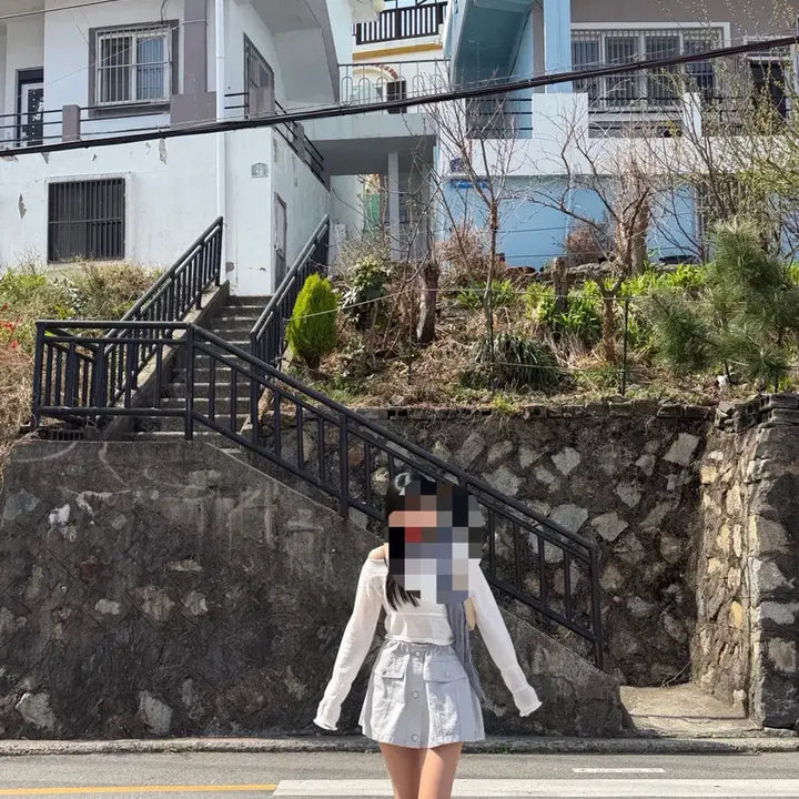 [BUNJANG] 한섬 시스템 데님 스커트 치마바지 / 한섬 시스템 데님 스커트 치마바지