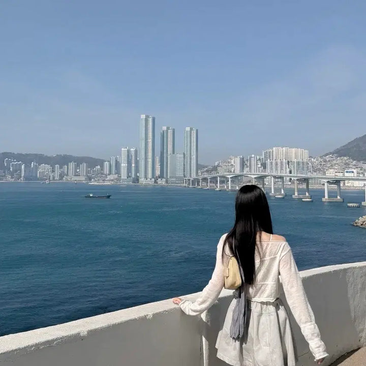 [BUNJANG] 한섬 시스템 데님 스커트 치마바지 / 한섬 시스템 데님 스커트 치마바지