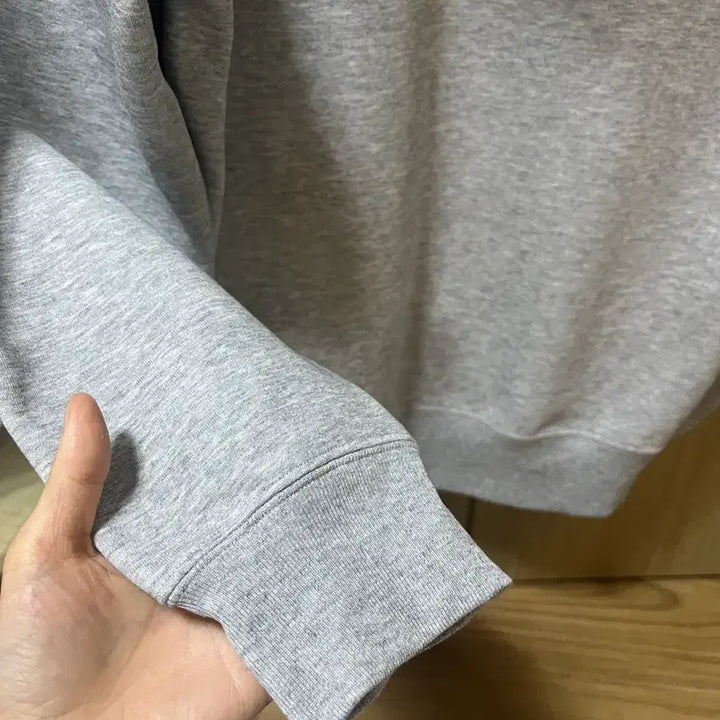 [BUNJANG] Uniqlo Sweat Oversized Full-Parka Hoodie Gray S Size / 유니클로 스웨트오버사이즈풀파카 후드티 그레이 s사이즈