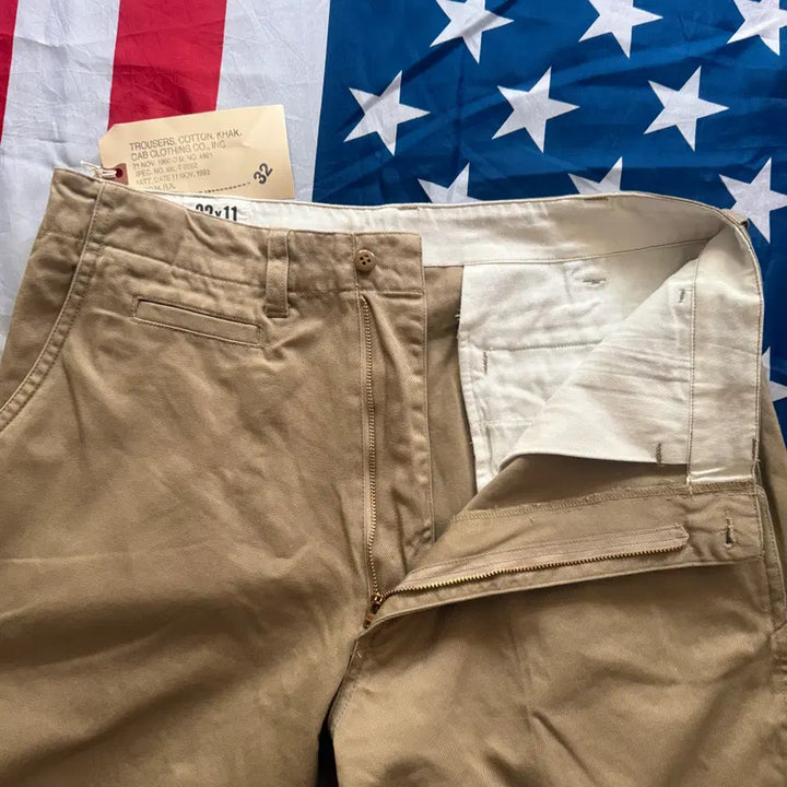 [BUNJANG] 90s Cap Clothing Chino Officer Shorts / [32] 90s 캡클로딩 치노 오피서 반바지