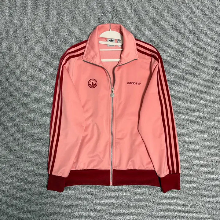 [BUNJANG] Adidas Firebird Badge Jersey Track Top Pink Red S / 아디다스 파이어버드 배지 져지 핑크 레드 S 트랙탑