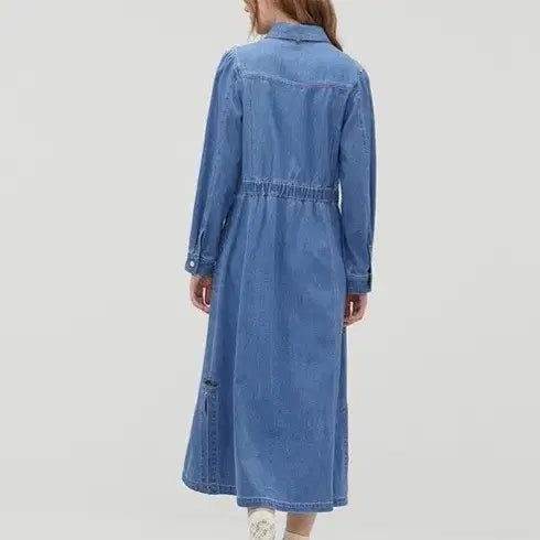 [BUNJANG] Thursday Island Denim Long Dress / Thursday Island 데님 롱 원피스