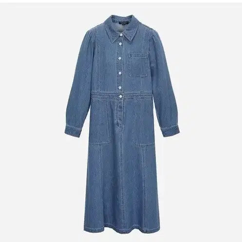 [BUNJANG] Thursday Island Denim Long Dress / Thursday Island 데님 롱 원피스
