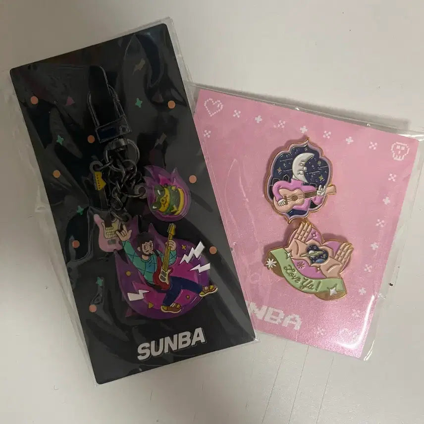 [BUNJANG] Sunba Keyring and Badge / 선바 키링 뱃지