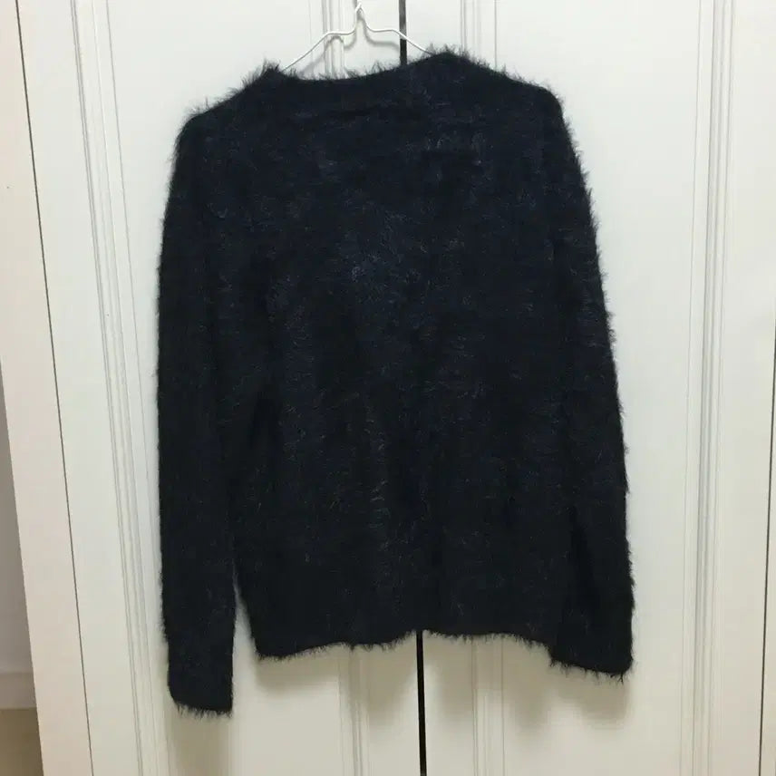 [BUNJANG] Angora Knit Cardigan / 블랙 앙고라 니트 가디건
