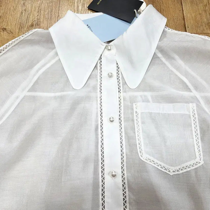 [BUNJANG] KUOSE Iridescent Overlay Lyocell Shirt / 쿠오세(KUOSE) 이리디센트 오버레이 리오셀 셔츠 프리사이즈 새상품
