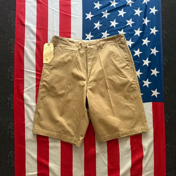 [BUNJANG] Cap Clothing Chino Officer Shorts / [34] 90s 캡클로딩 치노 오피서 반바지