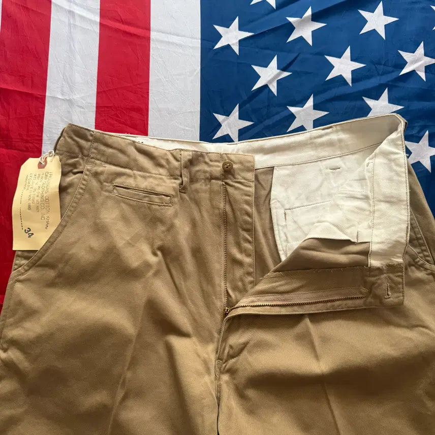 [BUNJANG] Cap Clothing Chino Officer Shorts / [34] 90s 캡클로딩 치노 오피서 반바지