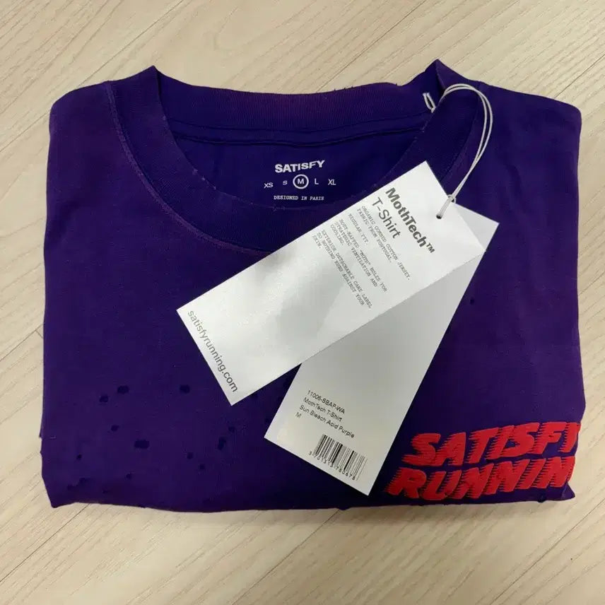 [BUNJANG] Satisfy Mosteck T-shirt / 세티스파이 모스테크 티셔츠