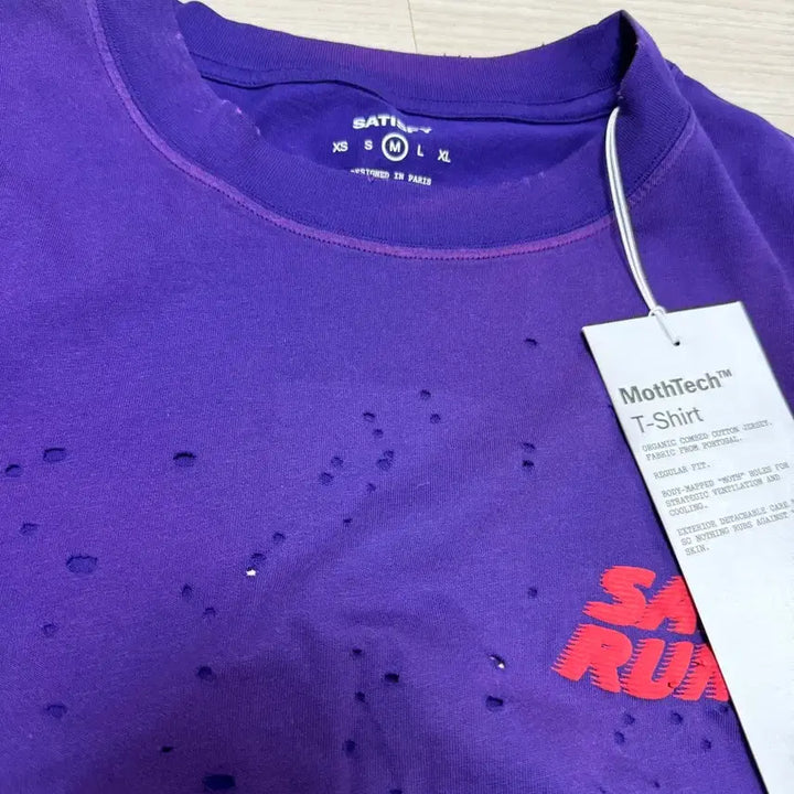 [BUNJANG] Satisfy Mosteck T-shirt / 세티스파이 모스테크 티셔츠