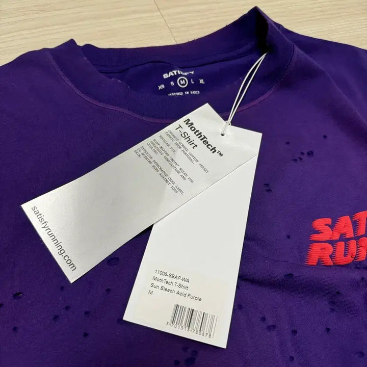 [BUNJANG] Satisfy Mosteck T-shirt / 세티스파이 모스테크 티셔츠