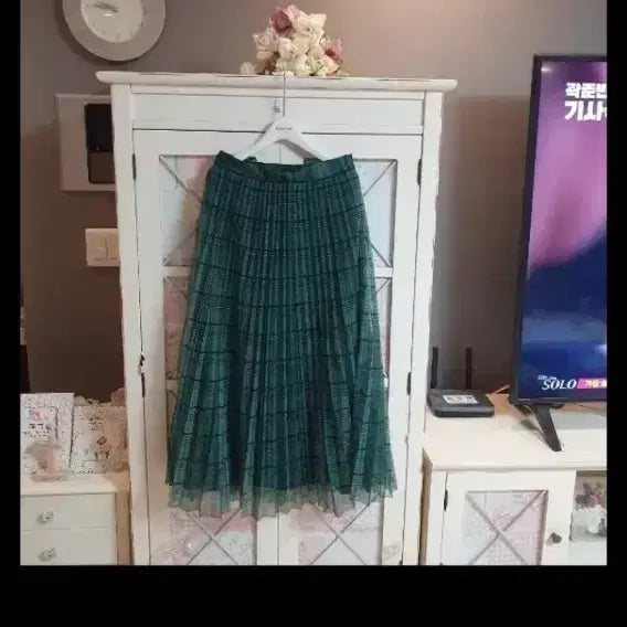 [BUNJANG] ZARA Check Pattern Long Skirt / 자라 샤스커트 롱스커트/26-27