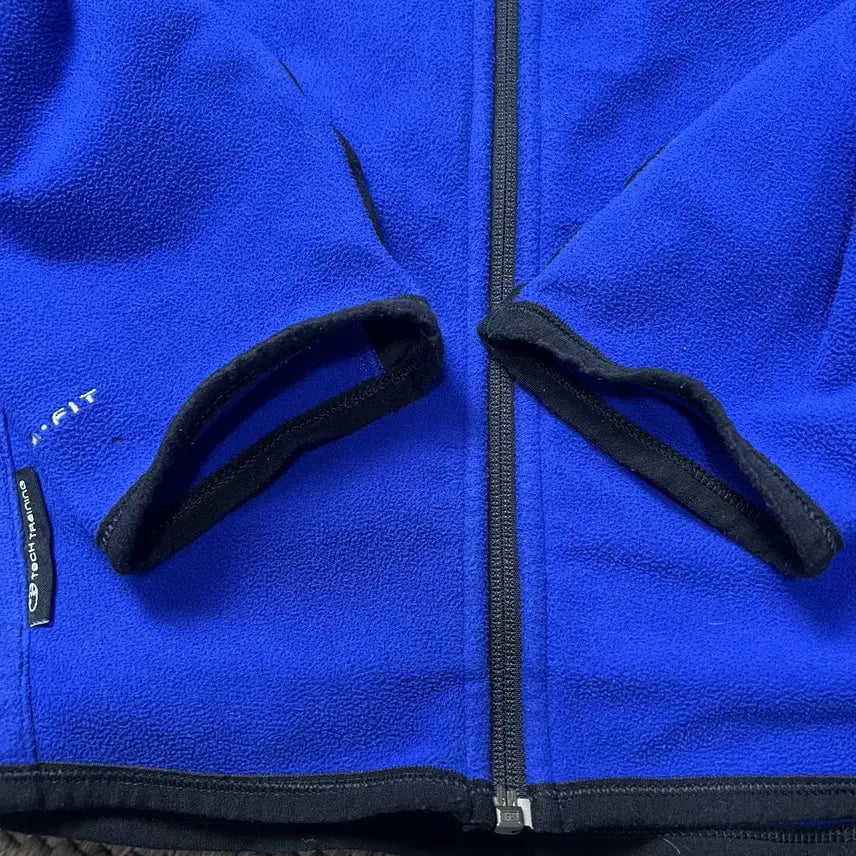 [BUNJANG] Nike 00s Old School Therma-Fit Fleece Zip-Up Jacket Blue L / 나이키 00s 올드스쿨 써마핏 플리스 집업 블루 L