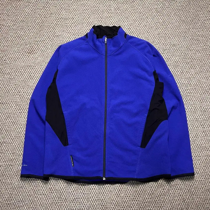 [BUNJANG] Nike 00s Old School Therma-Fit Fleece Zip-Up Jacket Blue L / 나이키 00s 올드스쿨 써마핏 플리스 집업 블루 L