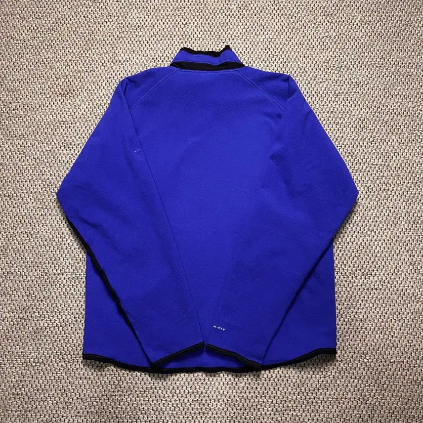 [BUNJANG] Nike 00s Old School Therma-Fit Fleece Zip-Up Jacket Blue L / 나이키 00s 올드스쿨 써마핏 플리스 집업 블루 L