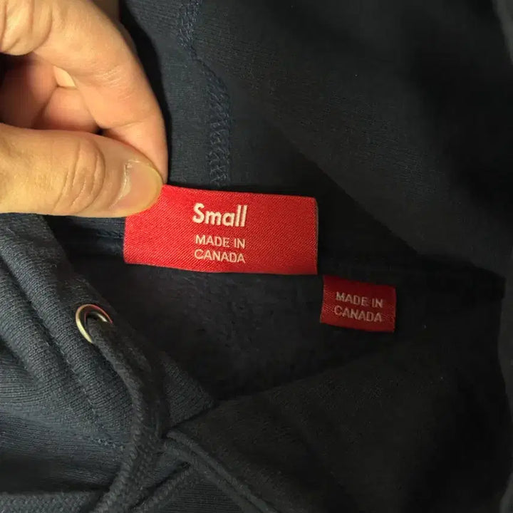 [BUNJANG] Supreme Box Logo Hoodie Navy S / [1회착] 정품 슈프림 박스로고 후드 네이비 S