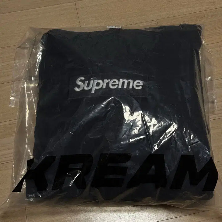 [BUNJANG] Supreme Box Logo Hoodie Navy S / [1회착] 정품 슈프림 박스로고 후드 네이비 S