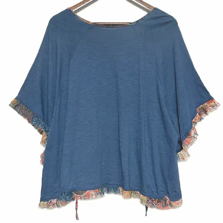 [BUNJANG] Titikaka Ethnic Halter Neck Top / 일본빈티지 티티카카 판쵸판초핏 에스닉홀터넥끈티 모리걸하구미룩갸루y2k히피