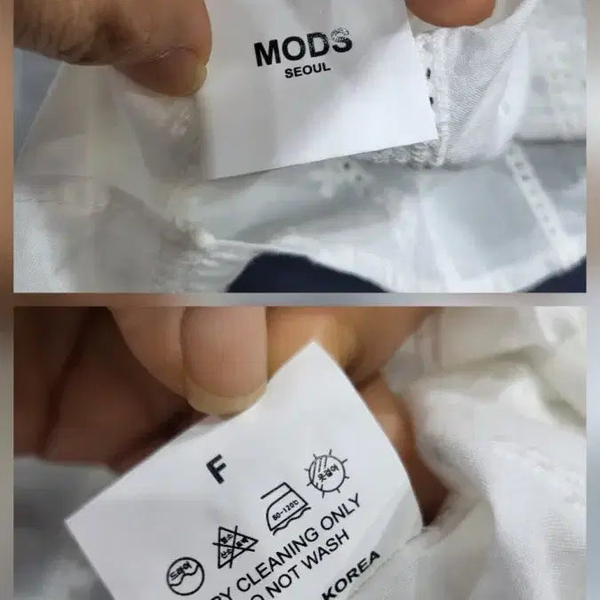 [BUNJANG] MODS Cotton Punching Blouse / MODS 모즈 순면 펀칭 블라우스(새상품)
