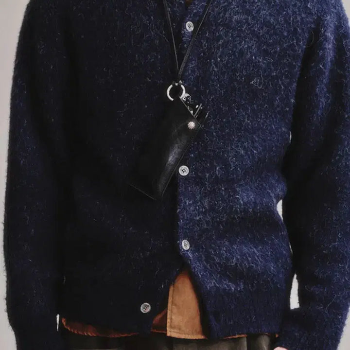 [SOLD OUT] 아트이프액츠/모헤어가디건 다크네이비/2XL