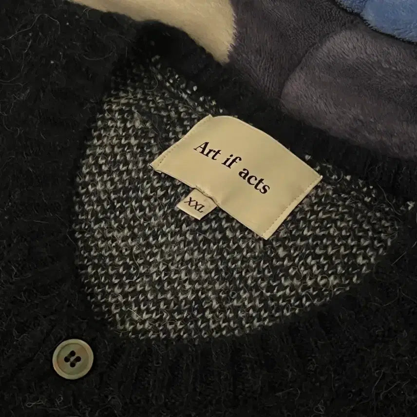 [SOLD OUT] 아트이프액츠/모헤어가디건 다크네이비/2XL