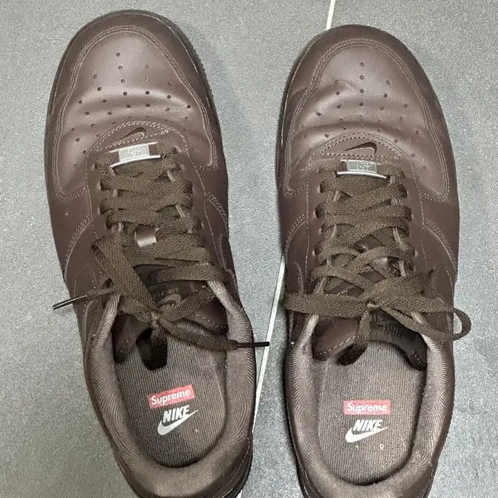[BUNJANG] Nike Supreme Air Force 1 Low Baroque Brown / 나이키 슈프림 에어포스1 로우 바로크 브라운