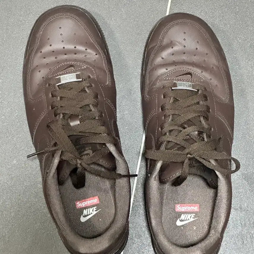 [BUNJANG] Nike Supreme Air Force 1 Low Baroque Brown / 나이키 슈프림 에어포스1 로우 바로크 브라운