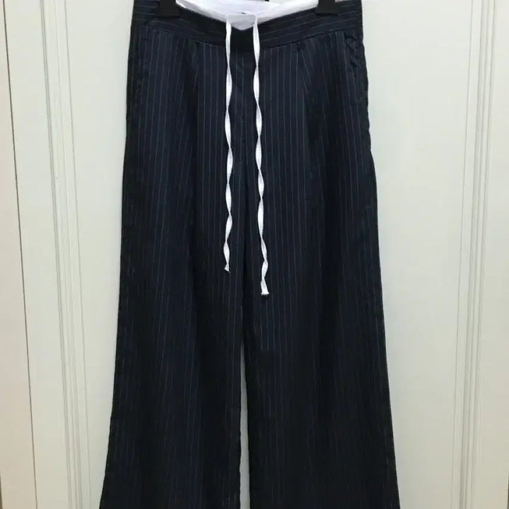 [BUNJANG] Navy Layered Slacks / 네이비 레이어드 슬랙스