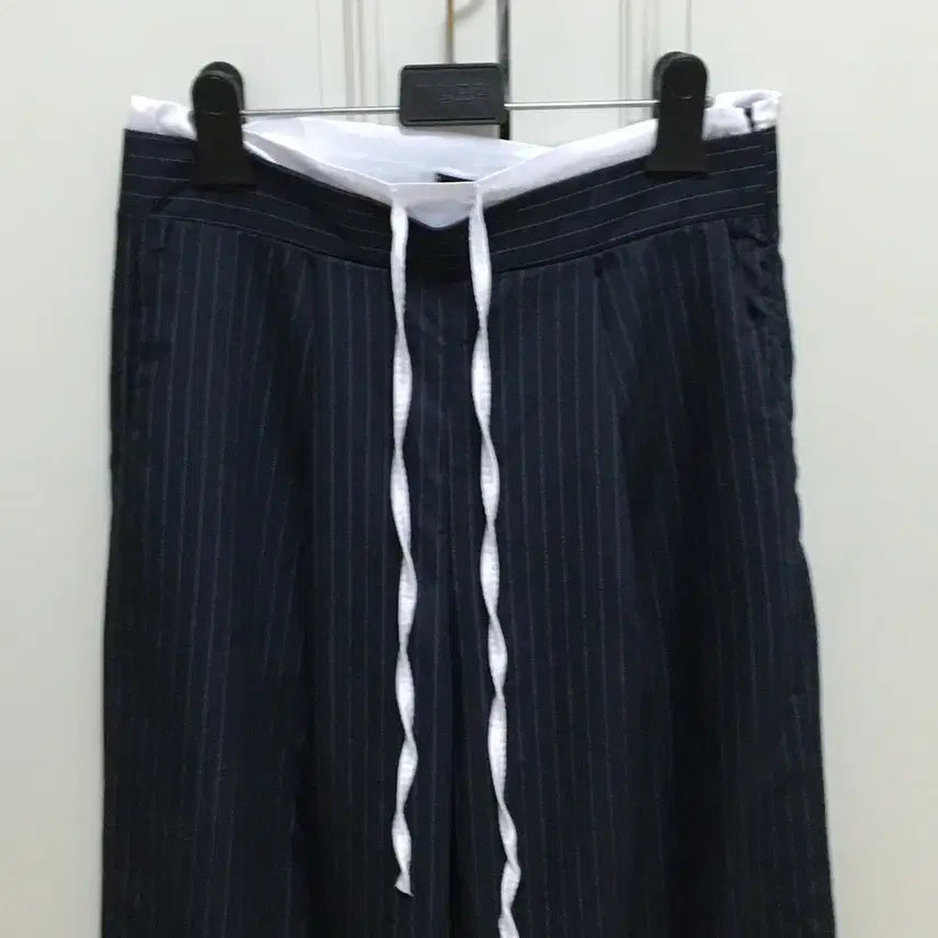 [BUNJANG] Navy Layered Slacks / 네이비 레이어드 슬랙스