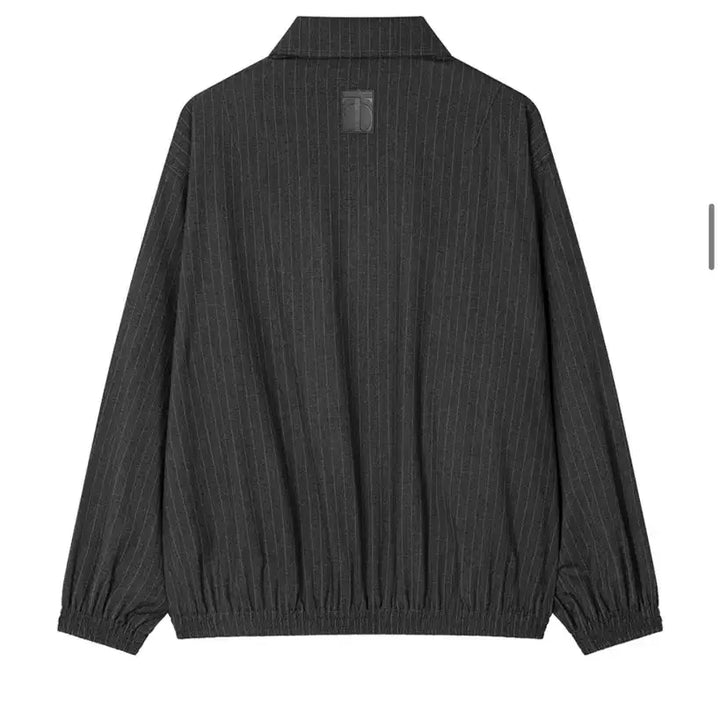 [BUNJANG] Trimmingbird Stripe Oversized Blouson Charcoal / 트리밍버드 Stripe Oversized Blouson 차콜