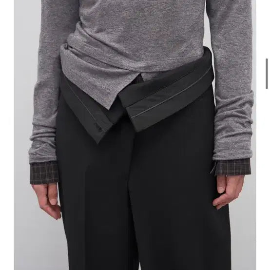 [BUNJANG] Lcdc Waist Detail Tailored Trousers / [S] Lcdc waist detail tailored trousers