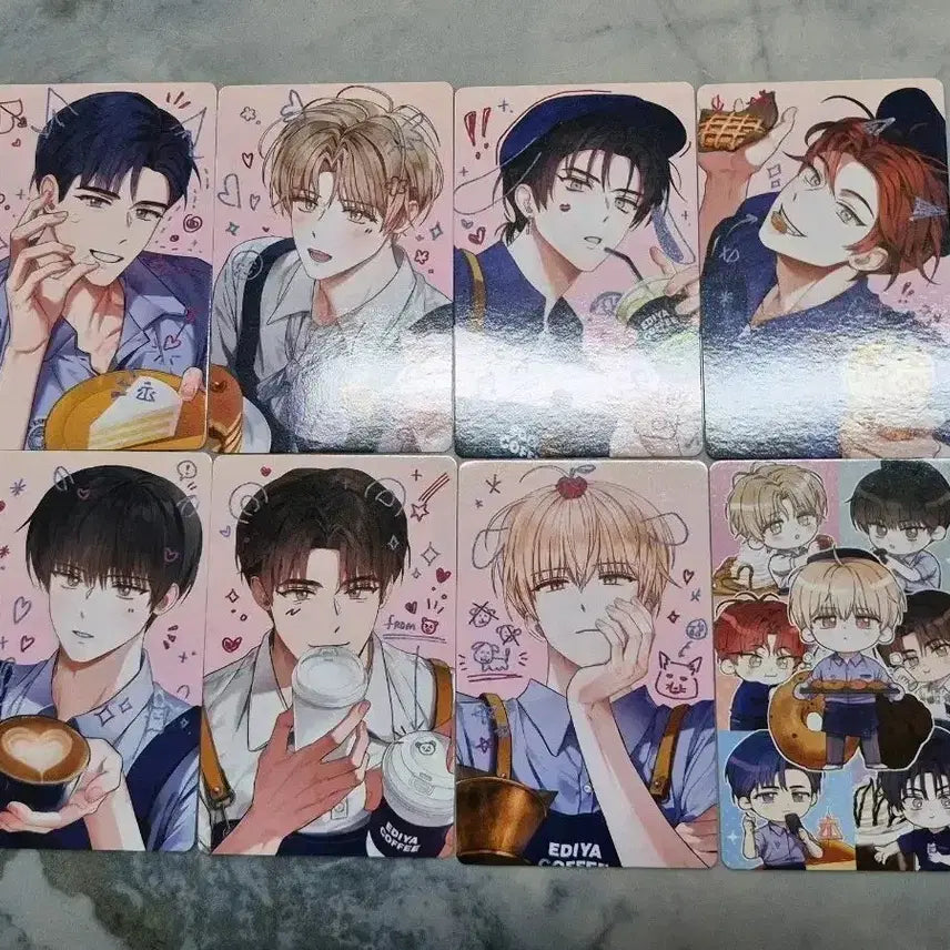 [SOLD OUT] 데못죽 이디야 포카 세트 문대 선아현 이세진 배세진 류청우 차유진 김래바