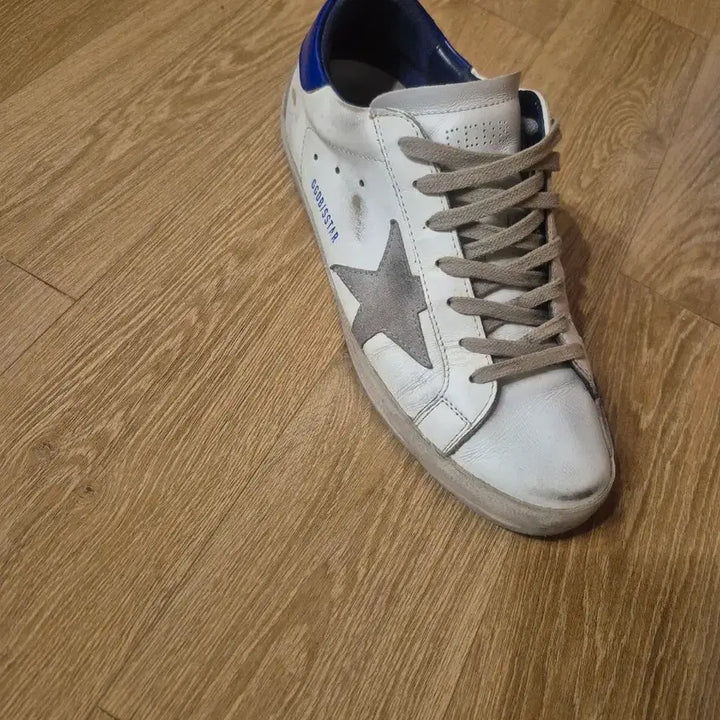 [BUNJANG] Golden Goose White Blue Limited Edition Sneakers / 골든구스 화이트 블루
