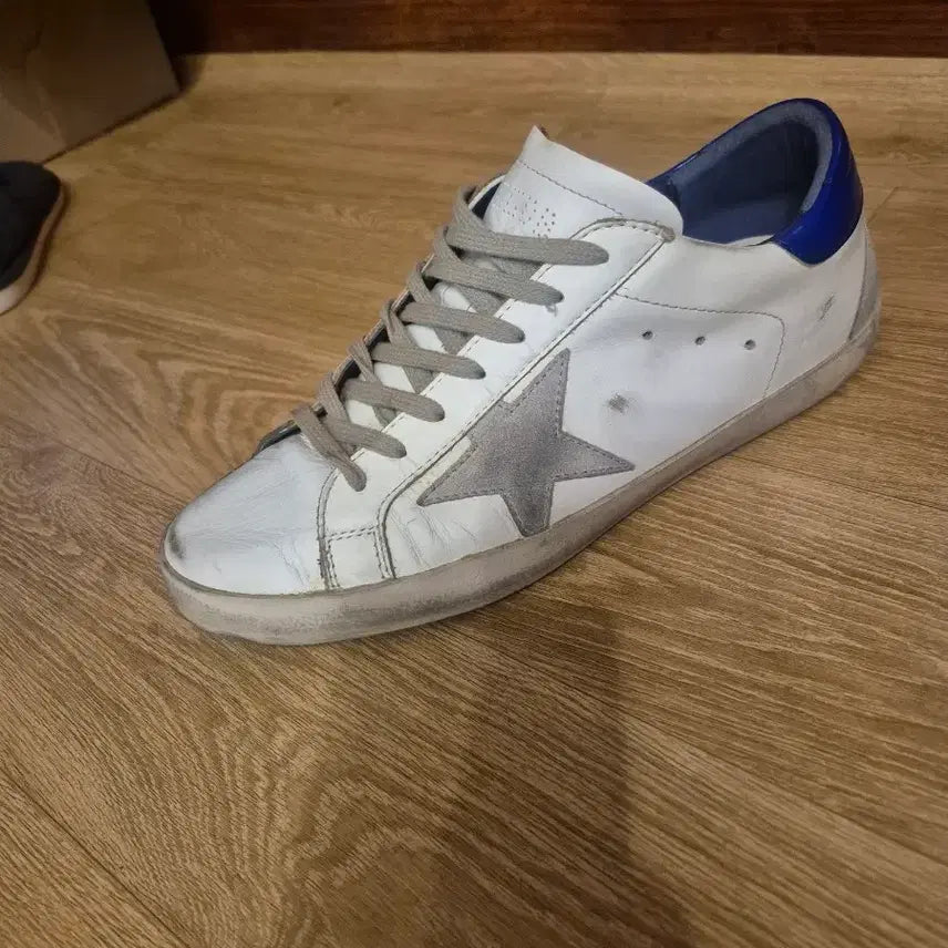 [BUNJANG] Golden Goose White Blue Limited Edition Sneakers / 골든구스 화이트 블루